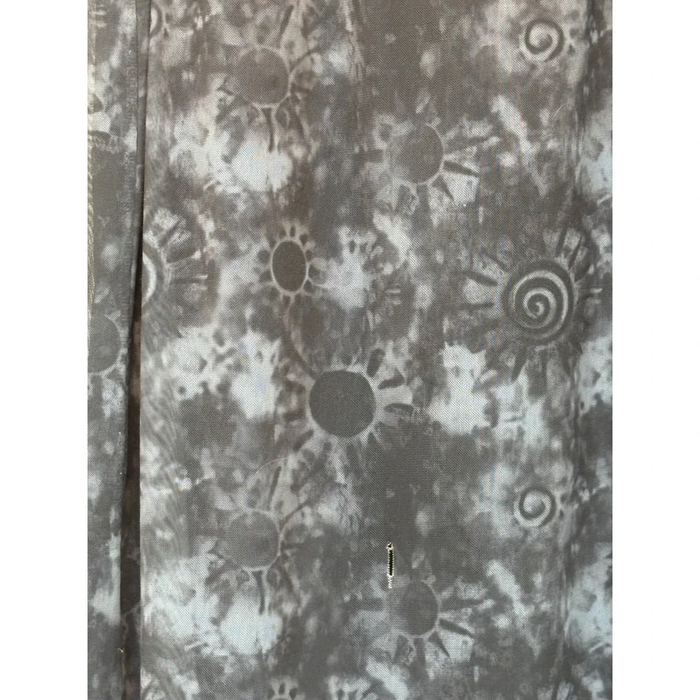 Daisy Street Mesh Maxi Skirt Womens Medium Blue Celestial Sun Print Grunge Y2K